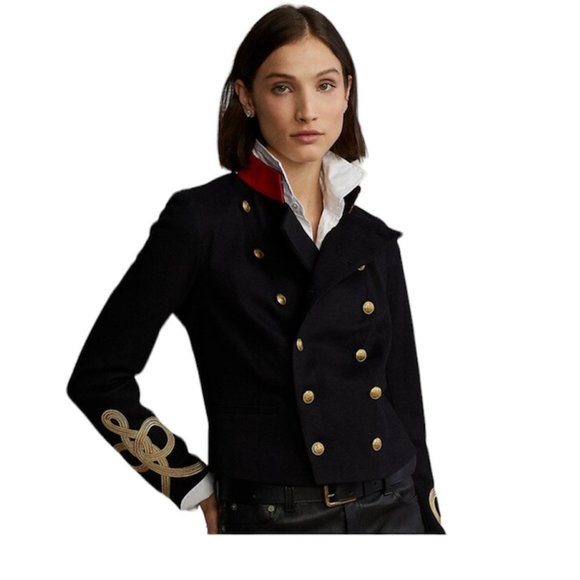 Polo Ralph Lauren Jackets & Blazers - Polo Ralph Lauren Soutache Trim Double Breasted Military Jacket 2